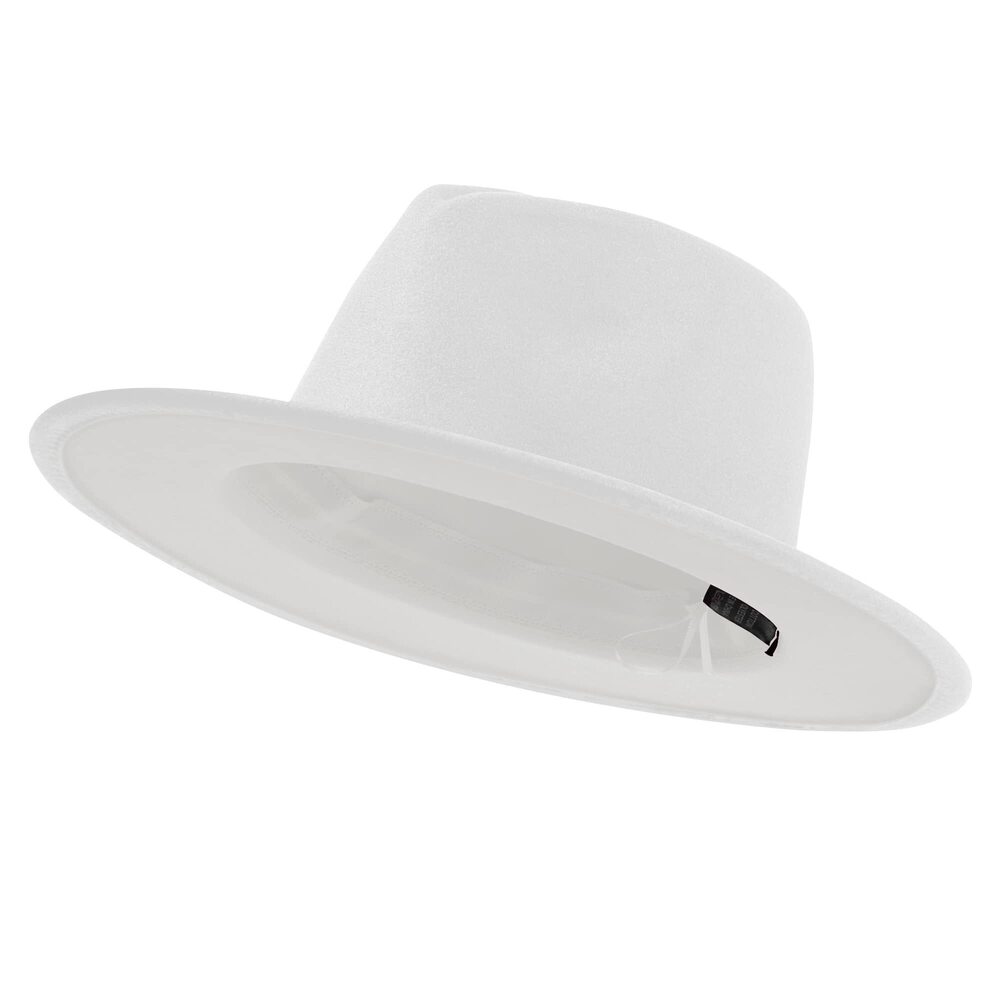 2230 Fedora Hats & Wide Brim Fedora Felt Panama Hat 's Dress Hats with Belt